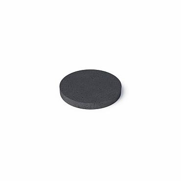 o.h. tegel rond antraciet 60x7cm