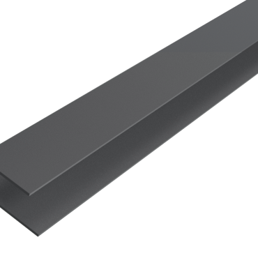 weo35 weo60 aluminium f profiel dark grey 6 5x8x300cm ral7022