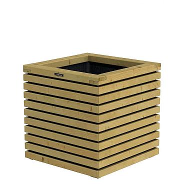 bloembak elan 60 excellent groen ge mpregneerd 60x60x60cm