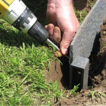 ecolat borderrand op rol grijs 14cm x 7mm 20m 