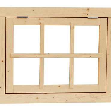 vuren 6 ruits uitzetraam blank 89 9x70 3cm