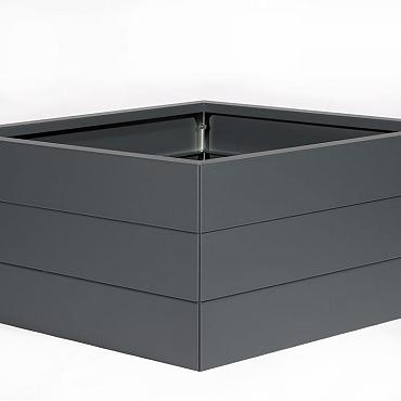 bloembak modulair antraciet 120x30x42cm