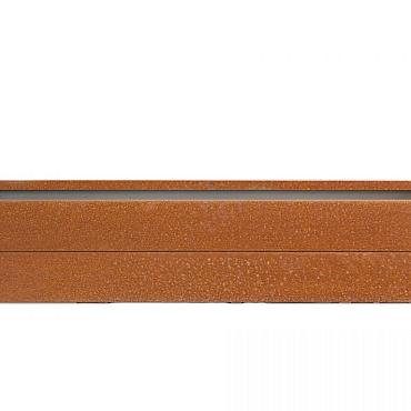 bloembak modulair corten 210x120x28cm