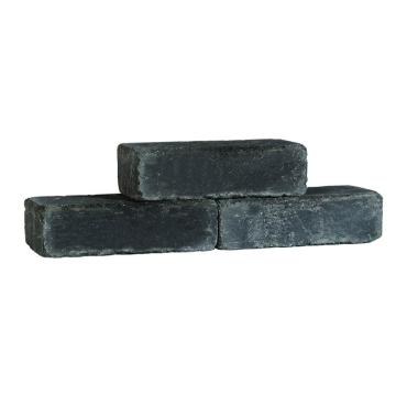 stapelblok getrommeld antraciet 30x15x15cm uitlopend