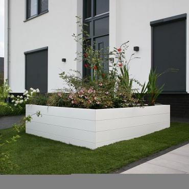 bloembak modulair wit 150x120x42cm