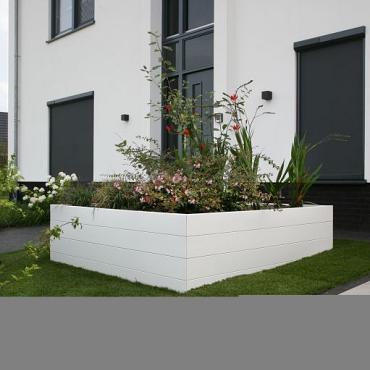 bloembak modulair wit 270x150x56cm