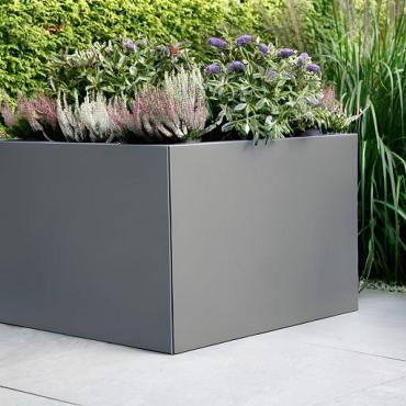 plantenbak vlak antraciet 180x210x60cm