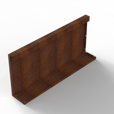 bloembak module recht paneel a 90x42cm