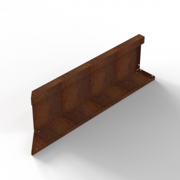 bloembak module inwendig hoekpaneel c 90x28cm r