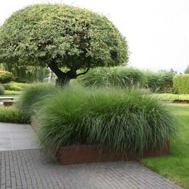 borderpaneel flex corten 220x42cm incl. bevestigen materiaal 