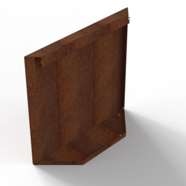 bloembak module kopschot paneel d 60x56cm