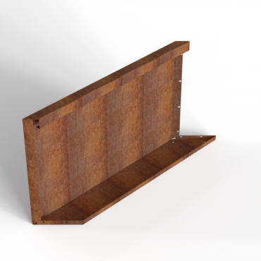 bloembak module parallel paneel e 90x56cm l