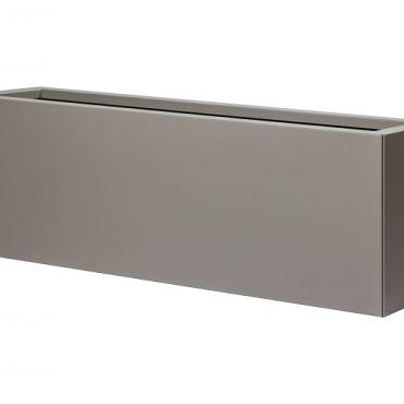 bloembak vlak taupe 30x180x60cm