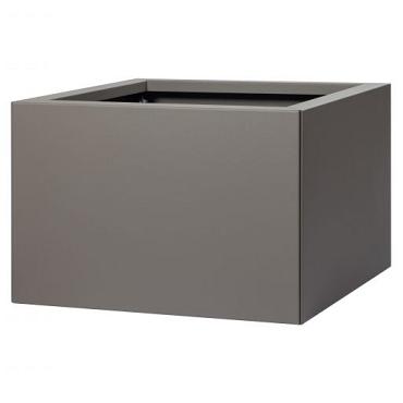 bloembak vlak taupe 60x60x40cm