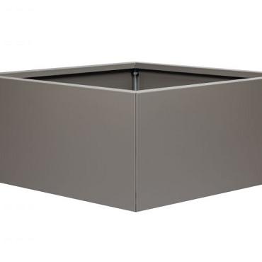 bloembak vlak taupe 90x90x40cm