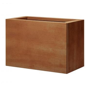 bloembak vlak corten 30x60x40cm