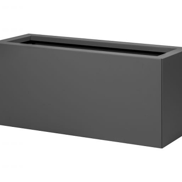 plantenbak vlak antraciet 90x30x80cm