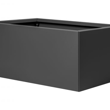 plantenbak vlak antraciet 90x60x80cm