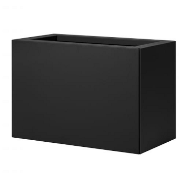 plantenbak vlak grafietzwart 60x30x80cm