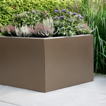 bloembak vlak suprabruin 90x300x60cm