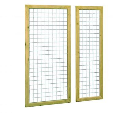 betonijzer trellis met kader 90x180cm