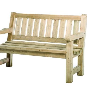 bank hugo gr. ge mpregneerd 96x140x74cm hxbxd 