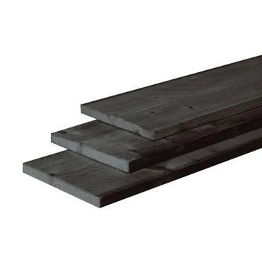 douglas plank zwart gedompeld fijnbezaagd 2 2x20x300cm