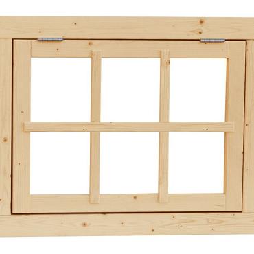 vuren 6 ruits uitzetraam blank 89 9x70 3cm
