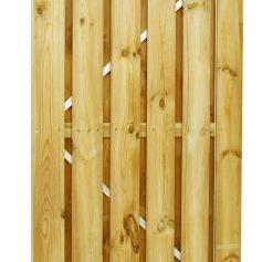 grenen poort stalen frame 100x180cm