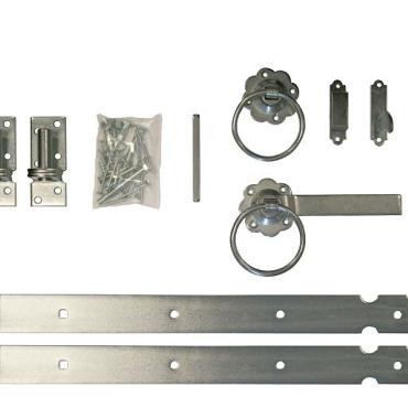 traditioneel klinkstel met hengen en duimen t.b.v. houten deuren poorten uitlopend 2026 