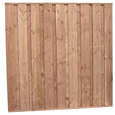 beto dichtplankscherm van fijnbezaagde douglas planken 180x180cm