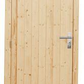 vuren enkele dichte deur blank rechtsdraaiend 90x201cm