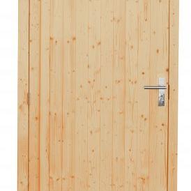 vuren enkele dichte deur extra breed blank linksdraaiend 112x201cm