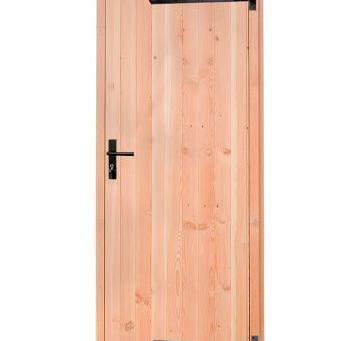 douglas enkele deur blank rechtsdraaiend zwart beslag 90x201cm