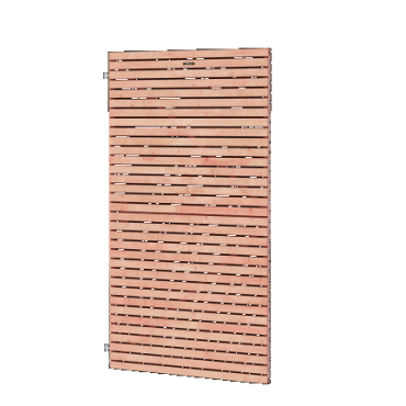 tuindeur elan douglas blank horizontaal verstelbaar stalen frame 100x180cm passend met beslag w25850 