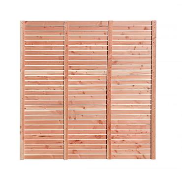 douglas lattenscherm geschaafd horizontaal enkelzijdig 180x180cm uitlopend 2026 