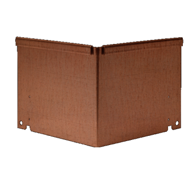 hoekstuk kantopsluiting corten inwendig single flex 10cm