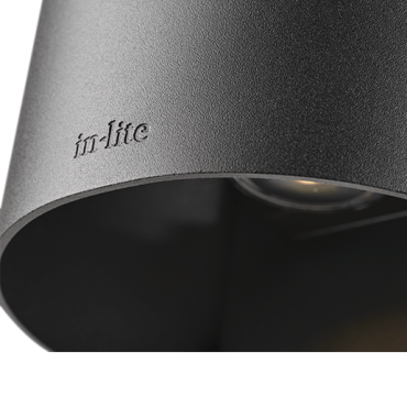 halo up down 100 230v dark grey