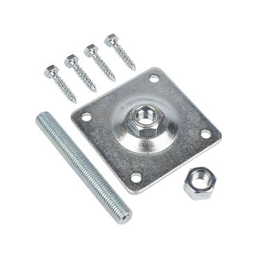 stelplaat set deluxe verzinkt tbv betonpoer m16