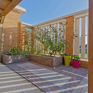 roccia getrommeld bruin zwart 30x12x12cm uitlopend