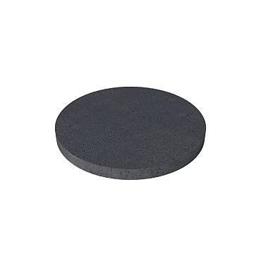 o.h. tegel rond antraciet 80x7cm
