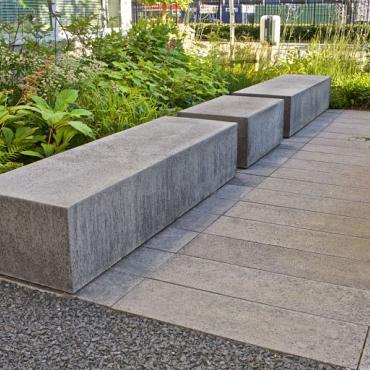 o.h. zitelement recht antraciet 200x60x40cm