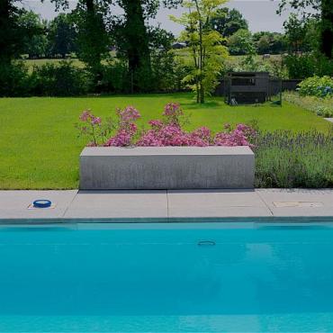 o.h. zitelement grijs 200x60x40cm