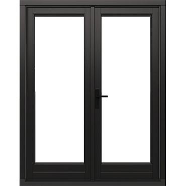 stapeldorpeldeur met glas dubbel meranti zwart 2x deur 83 4x216 9 kozijn 178x226 3cm incl. dts en deurbeslag 