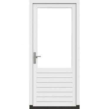 stapeldorpeldeur met glas meranti wit linksdraaiend deur 93x216 9 kozijn 103 8x226 3cm incl. dts en deurbeslag 