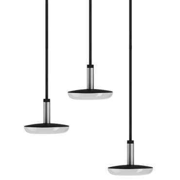 sway pendant triple pearl grey 230v