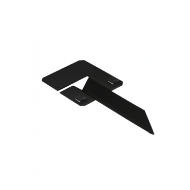 koppelspies zwart 10cm incl. schroeven op aanvraag