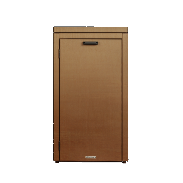 container ombouw 120l 1 stuk corten met vast deksel