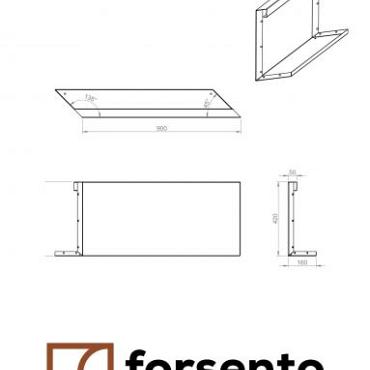 bloembak module parallel paneel e 90x42cm l