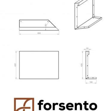 bloembak module uitwendig hoekpaneel b 60x42cm r